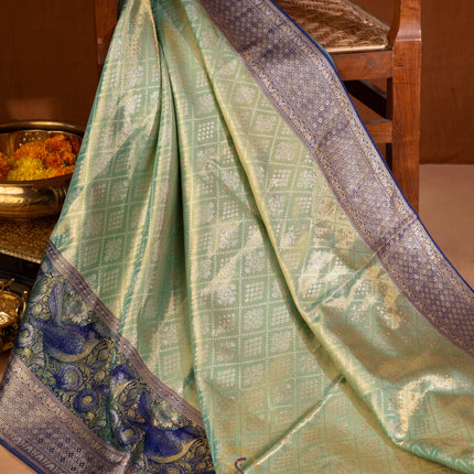 Kanchipuram Silk Saree-VSKP80