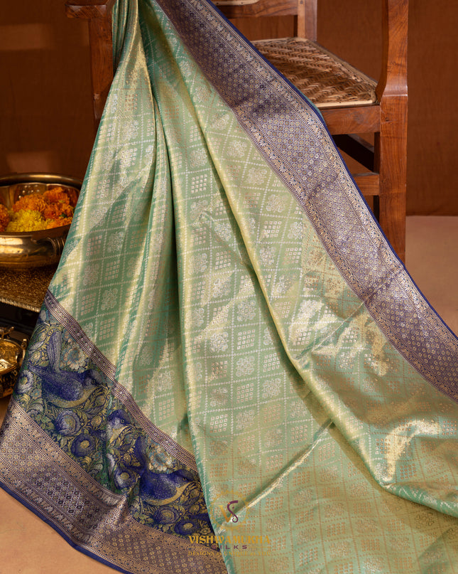 Kanchipuram Silk Saree-VSKP80