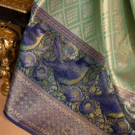 Kanchipuram Silk Saree-VSKP80