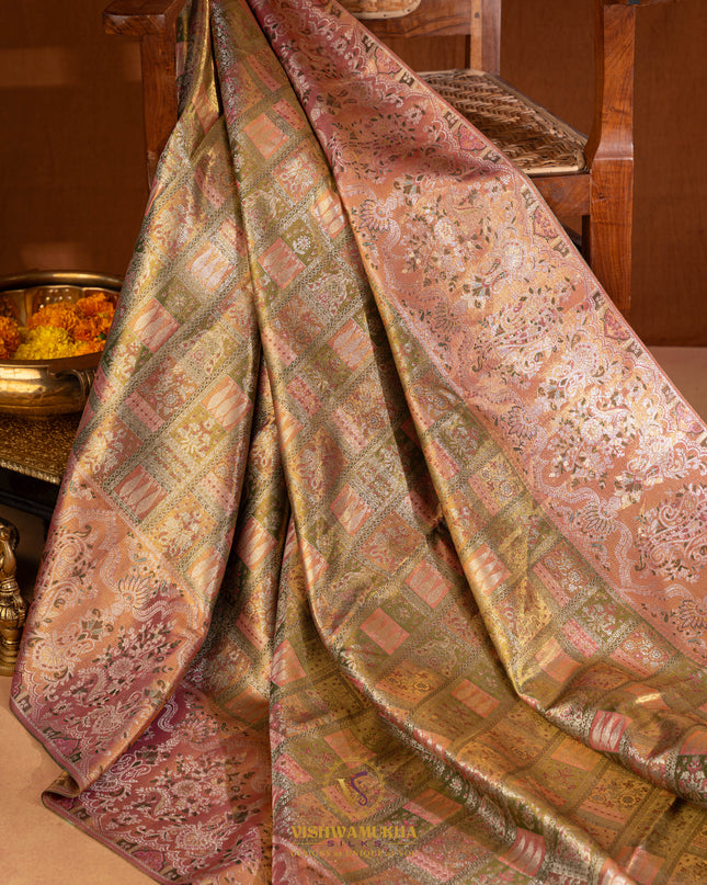 Kanchipuram Silk Saree-VSKP81