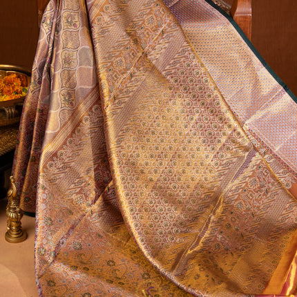 Kanchipuram Silk Saree-VSKP84