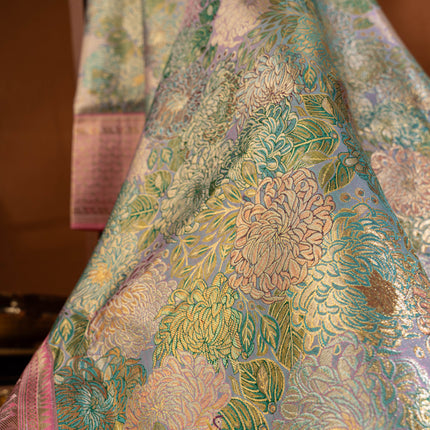 Kanchipuram Silk Saree-VSKP85