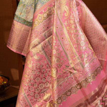 Kanchipuram Silk Saree-VSKP85