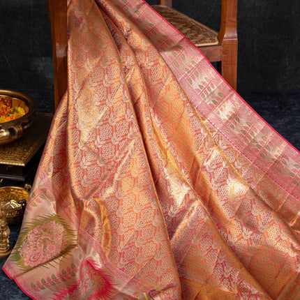Kanchipuram Silk Saree-VSKP89