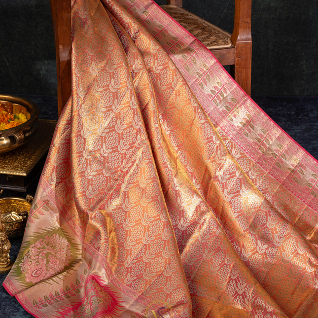 Kanchipuram Silk Saree-VSKP89