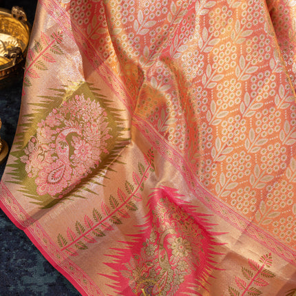Kanchipuram Silk Saree-VSKP89