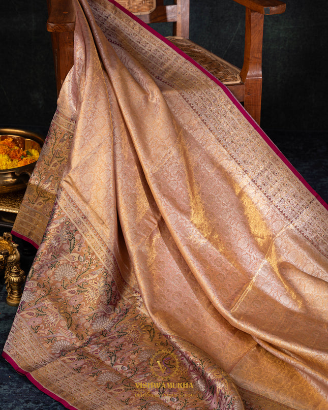 Kanchipuram Silk Saree-VSKP90