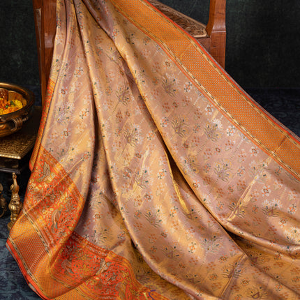 Kanchipuram Silk Saree-VSKP91
