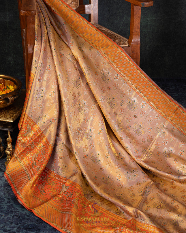 Kanchipuram Silk Saree-VSKP91