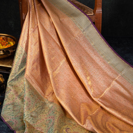 Kanchipuram Silk Saree-VSKP95