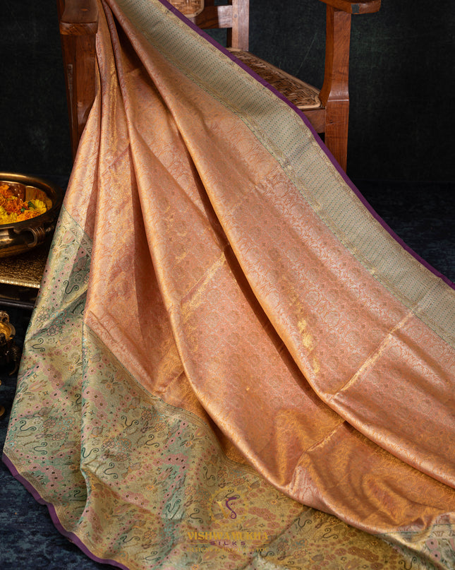 Kanchipuram Silk Saree-VSKP95
