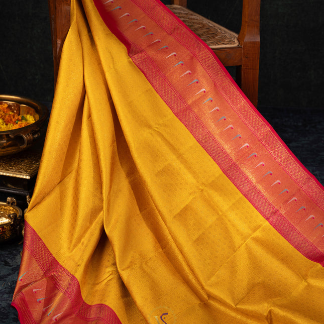 Kanchipuram Silk Saree-VSKP93
