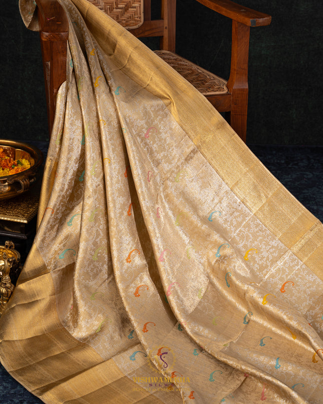 Kanchipuram Silk Saree-VSKP92