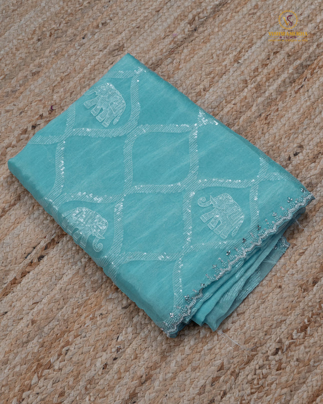 Organza Sarees-VSOF02