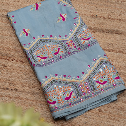 Pure Tussar Silk Sarees-01