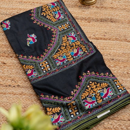 Pure Tussar Silk Sarees-05